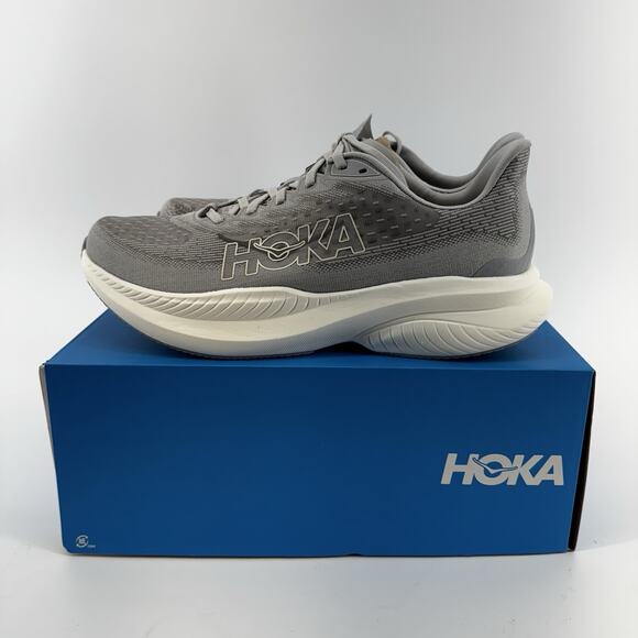 HOKA Mach 6 Running Shoes Stardust Alabaster Mens Size 10.5 main image 9